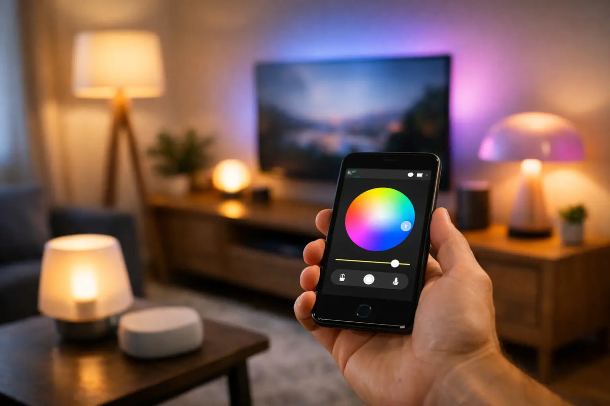 How Are Philips Hue Lights Controlled at Home?