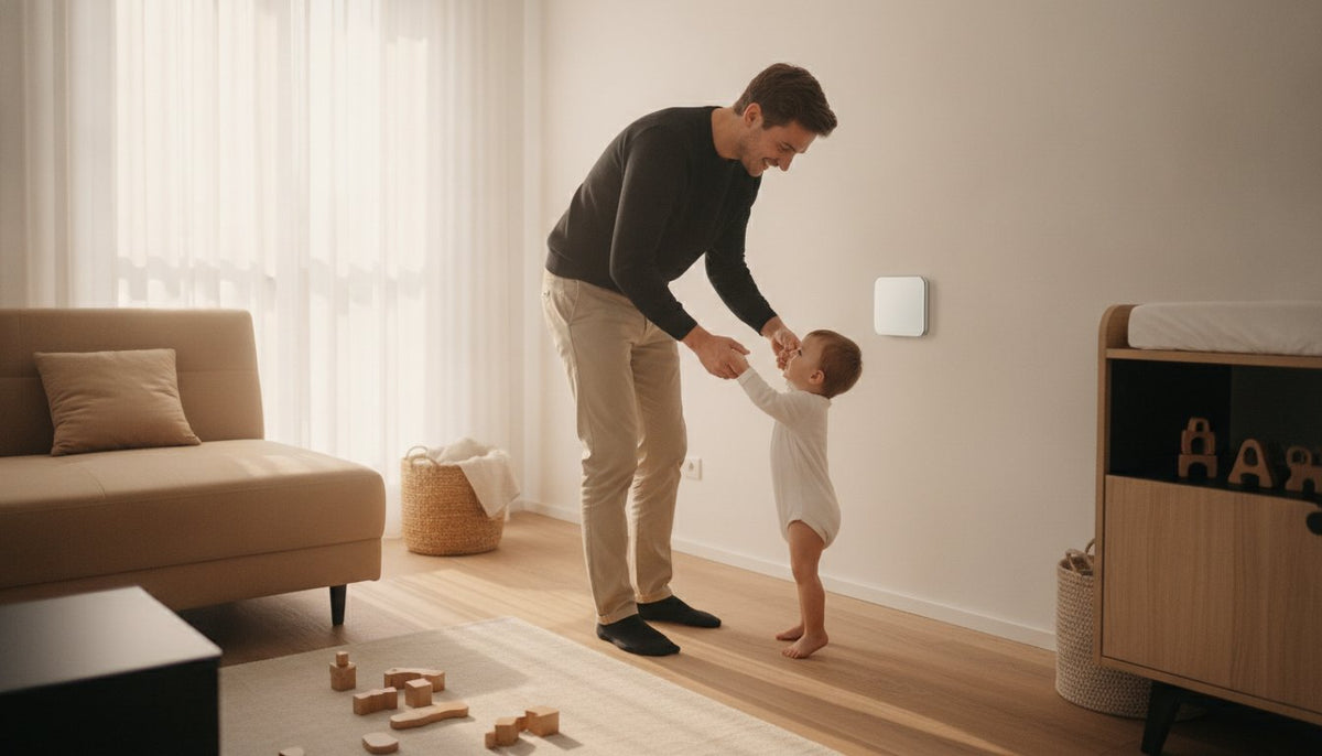 Smart Home Schalter kindersicher: Warum batterielose Technik das Kinderzimmer revolutioniert